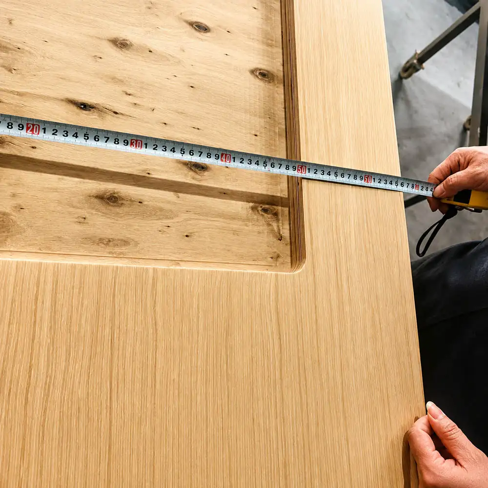 final inspection and trial assembly of finished office furniture